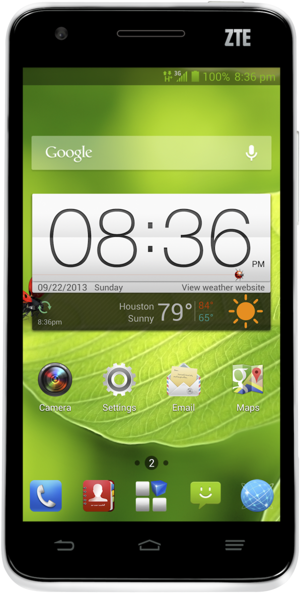 Hands-on With The Zte Grand S Lte - Zte - Grand S Mobile Phone (unlocked) (735x1200), Png Download