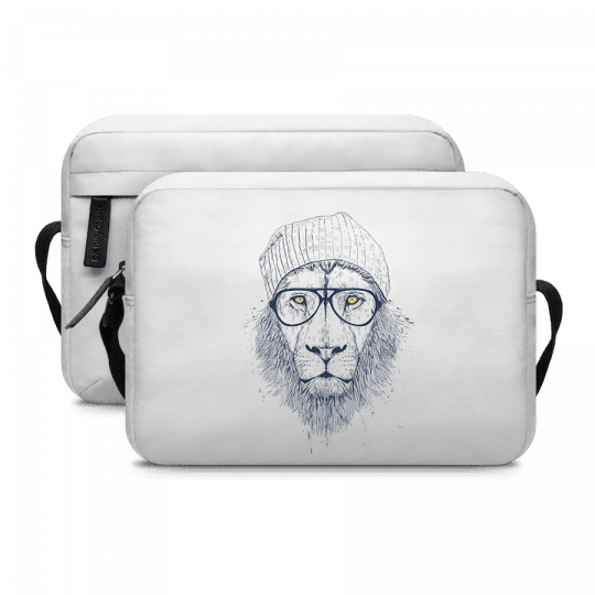 Cool Lion Canvas Print - Small By Balazs Solti (540x540), Png Download