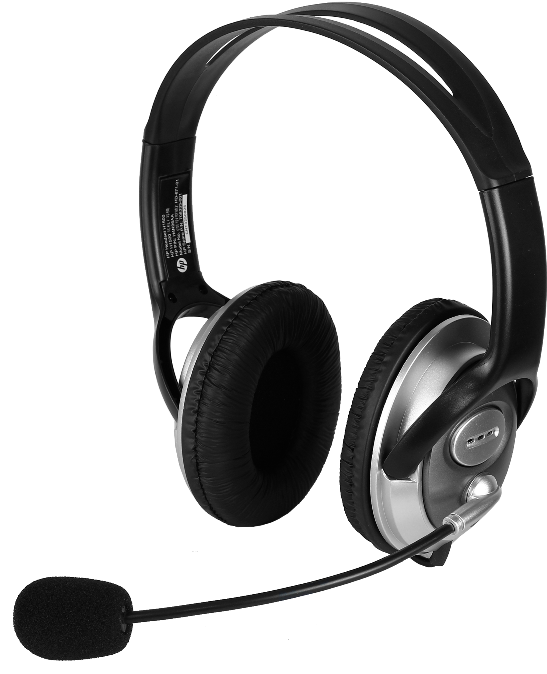 Diadema Hp On Ear Micrófono Alámbrico - Diadema Con Microfono Png (700x700), Png Download