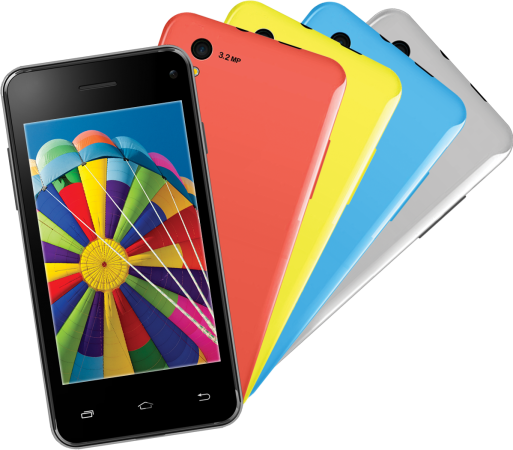 Spice Stellar 431 Smartphone - Mobile Phone (513x450), Png Download
