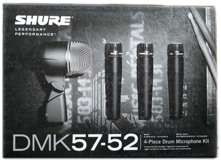 Kit De Micrófono Shure Dmk 57-52 - Shure Beta 52a Bass Drum Microphone (498x340), Png Download