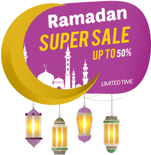 Super Sale Ramadan Lable, Ramadan Lantern, Ramadan, - Ramadan Sale Png (360x360), Png Download