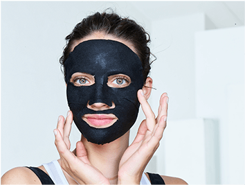 Garnier Skinactive's Charcoal And Algae Tea Hydrating - Mask (379x488), Png Download