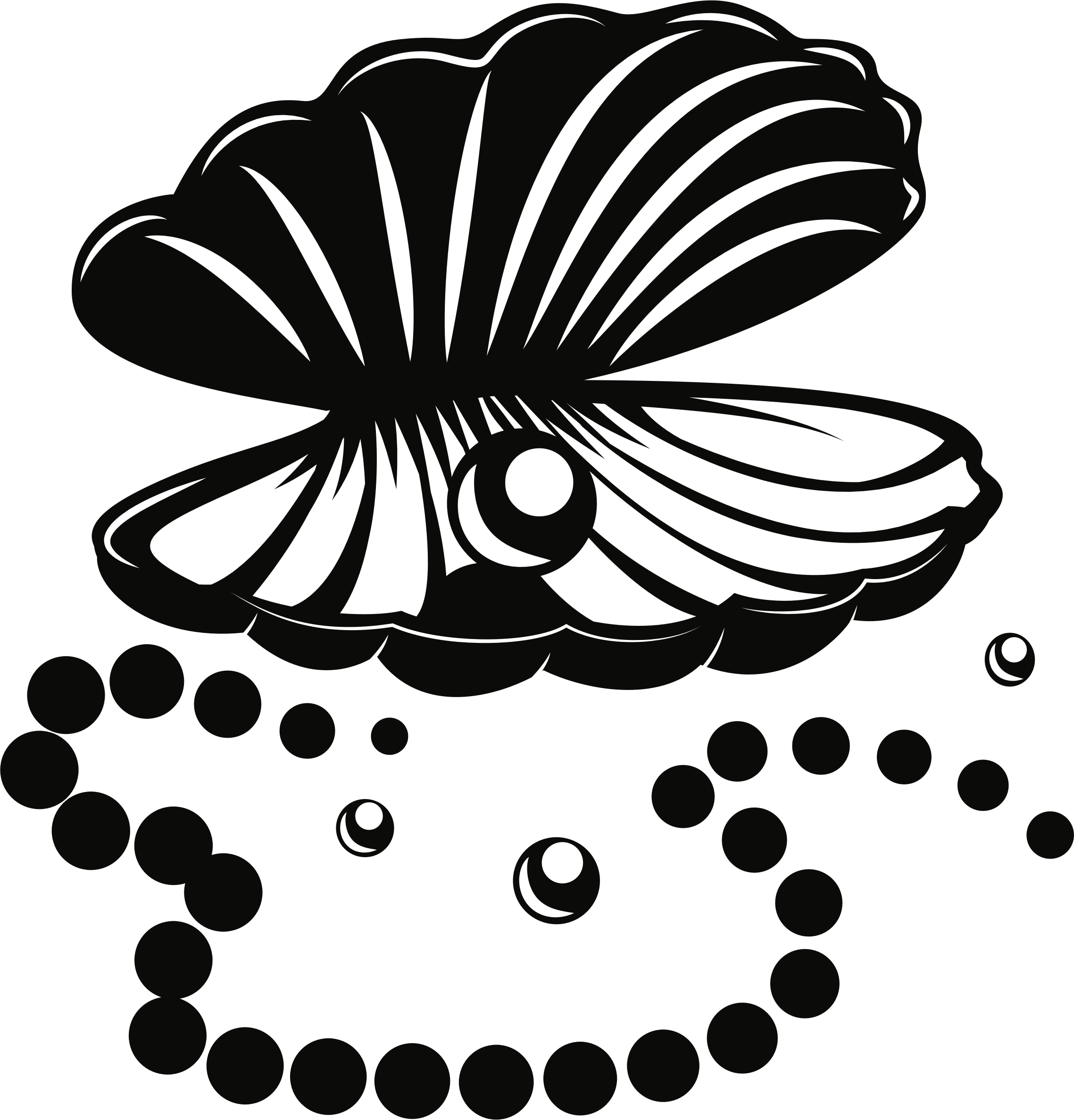 ракушка черно белая. устрица нарисованная. ракушка логотип. ракушка с жемчужиной вектор. устрица нарисованная.