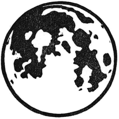 Dragonfly Outline - Full Moon Outline Transparent (485x485), Png Download