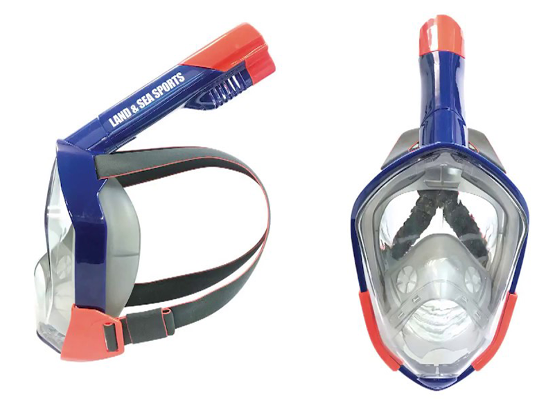 Land & Sea Orpheus Full Face Mask Snorkel - Orpheus Full Face Mask And Snorkel (800x800), Png Download