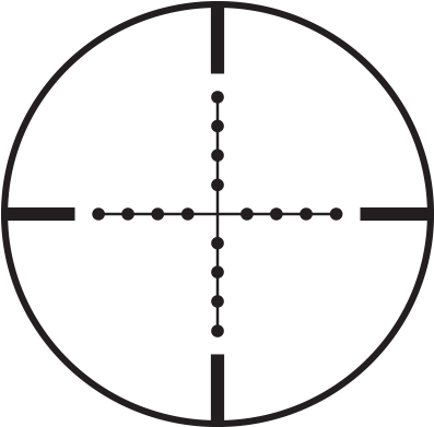 Reticle, Mil-dot - Mil Dot Png (400x400), Png Download
