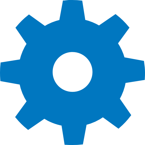 How To Set Use Gear Svg Vector (600x600), Png Download