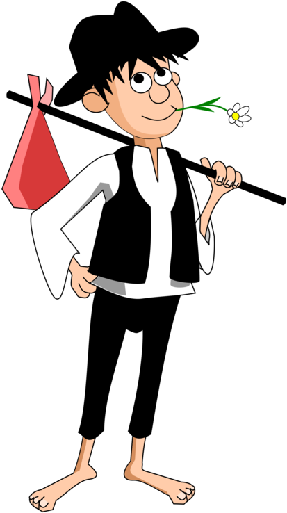 Computer Icons Cartoon Drawing Child - Poor Boy Cartoon (469x750), Png Download