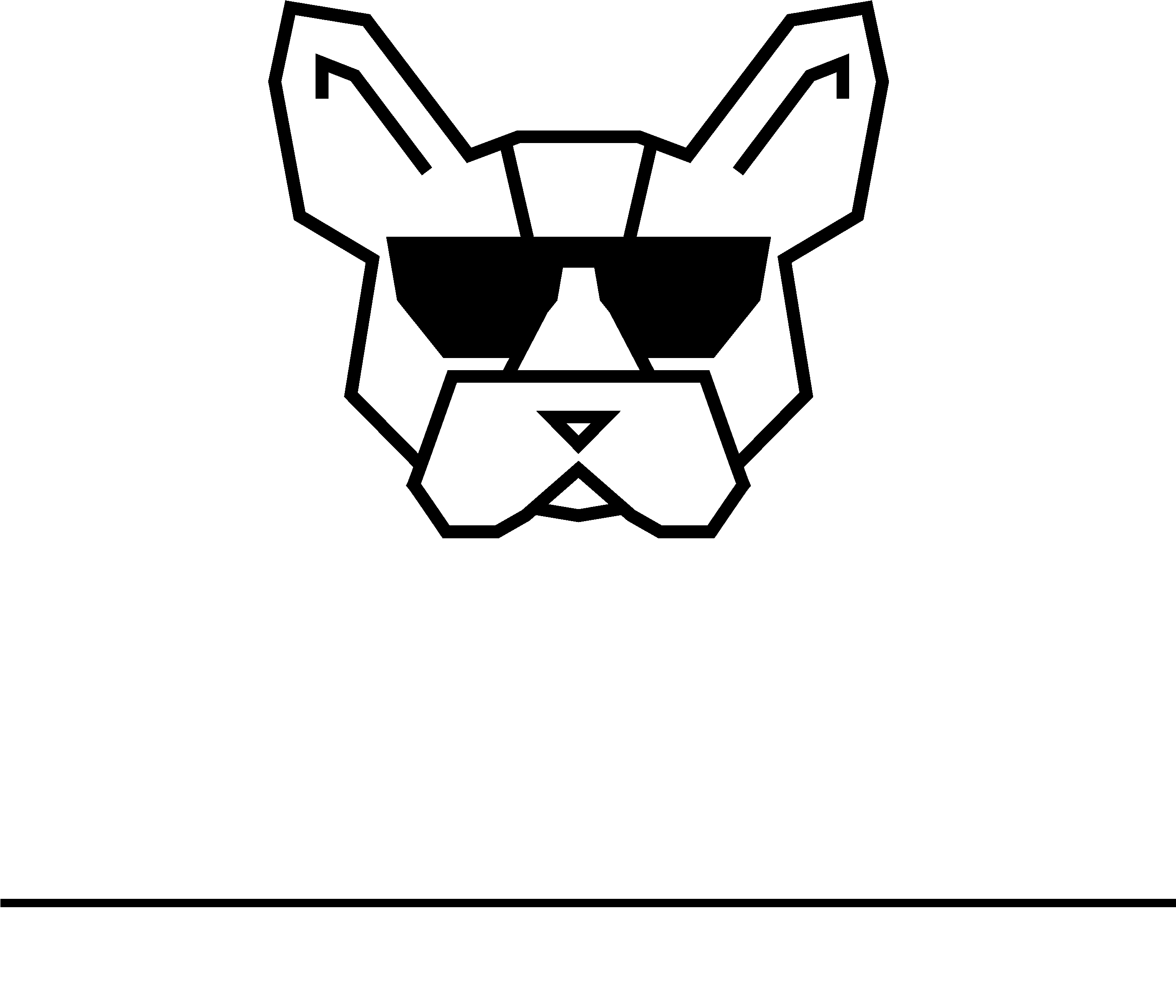 Underdog Communication - Line Art (3073x3073), Png Download