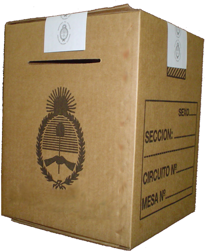 Upside Down Triangle Png - Urna Electoral Argentina (430x534), Png Download