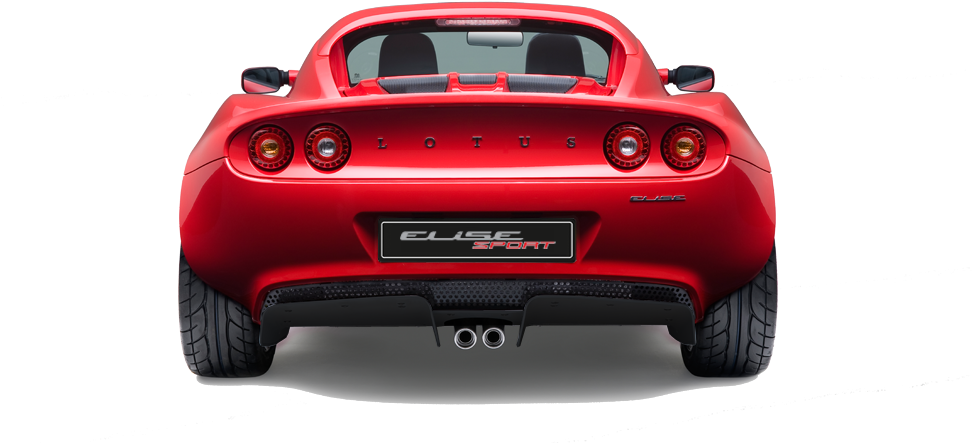 Elise Sport - Sports Car Back Png (1314x444), Png Download