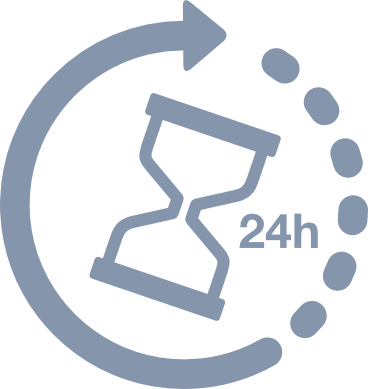Sand Clock 24h - Time Left Icon Png (368x389), Png Download