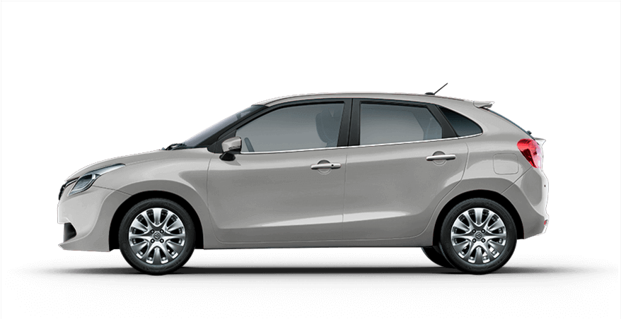 Baleno Silver Cars Back Views - Baleno On Road Price (1090x536), Png Download