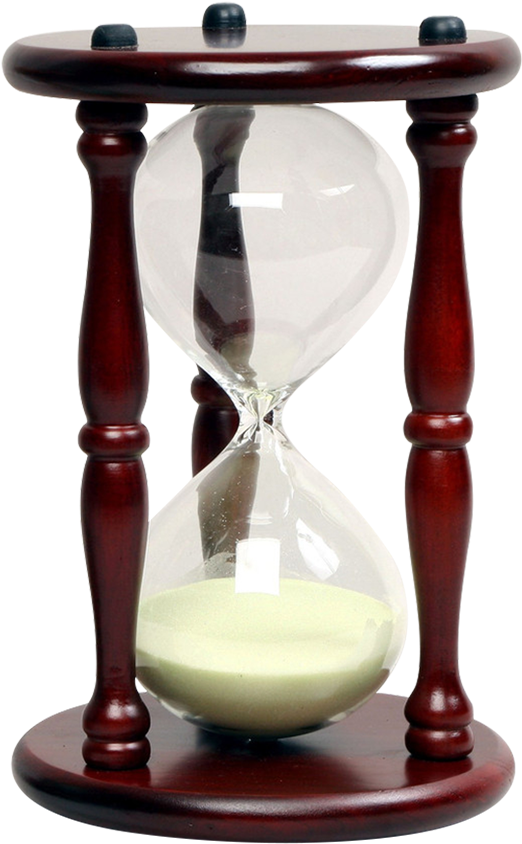 Classic Hourglass Sand Timer - Cherry 30 Minute Hourglass (1024x1024), Png Download