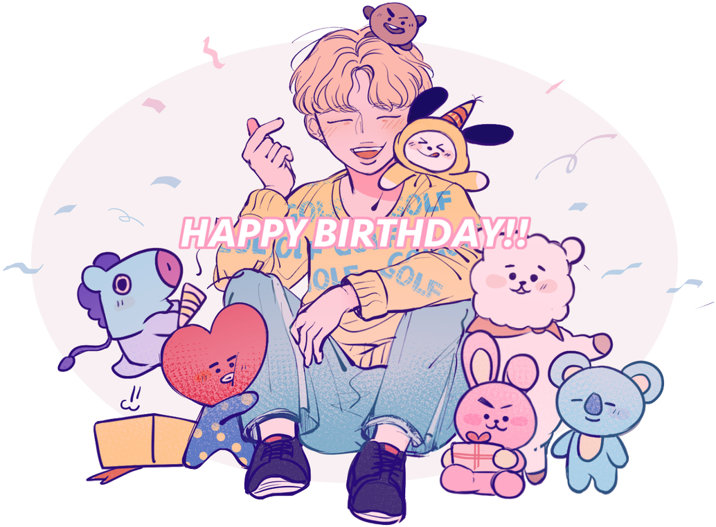 Happy Birthday, Bts Fans, Bts Drawings, Bts - Happy Birthday Jimin Drawing (1200x811), Png Download