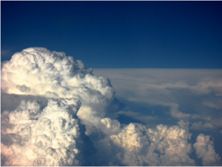 Very Tall And Large Clouds - Cumulonimbus Clouds (443x537), Png Download