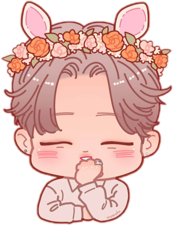 Bts And Jimin Image Source - Bts Cute Drawings Jimin (579x755), Png Download