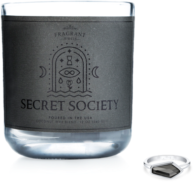 Secret Society - Jewel Candle - Pint Glass (600x480), Png Download