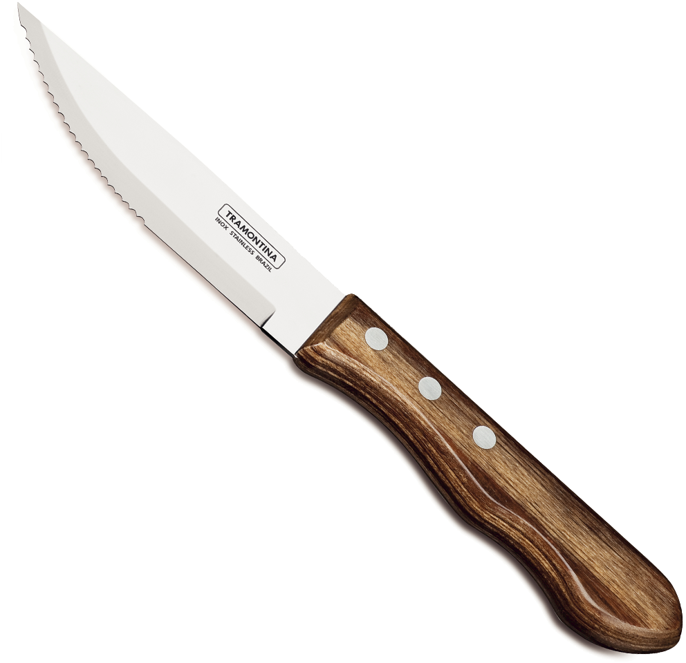 Faca Para Churrasco Jumbo 5 Inox Tramontina - Steak Knife (1000x1000), Png Download