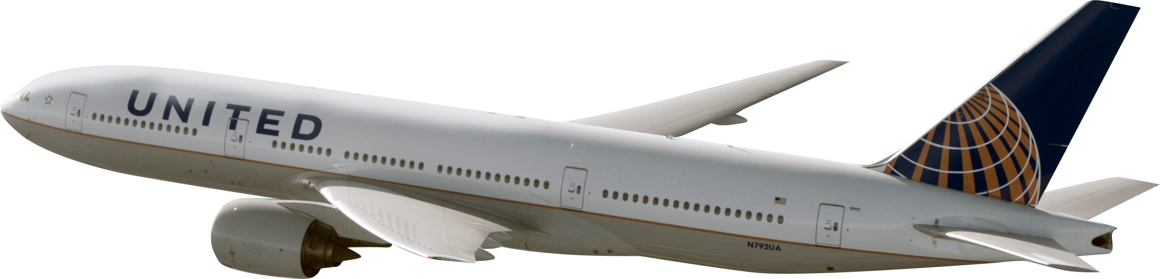777-300er - Boeing 757 (4406x1060), Png Download