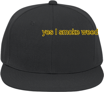 Yes I Smoke Weed - Reel Life Productions (428x400), Png Download