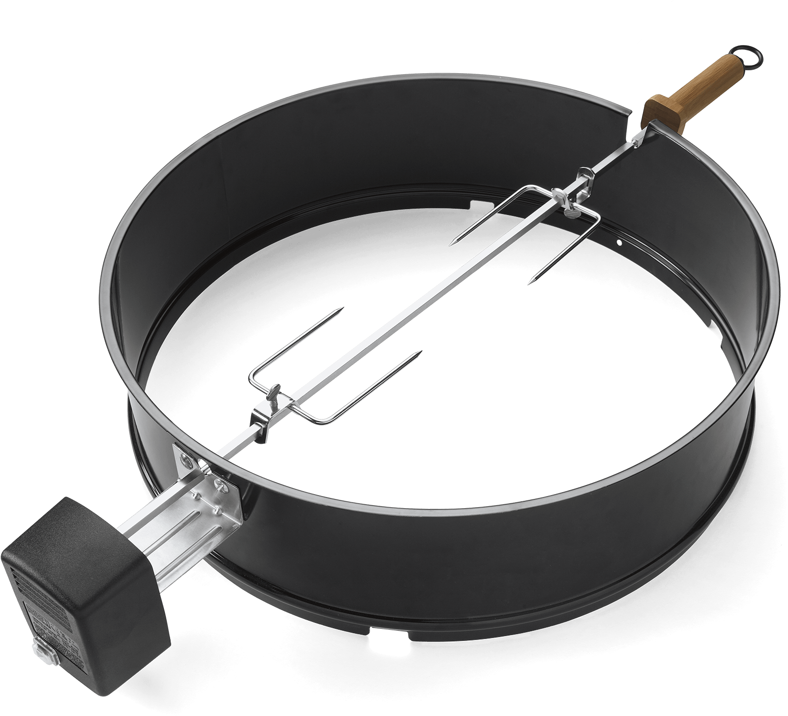 Rotisserie - Weber 2290 22-inch Charcoal Kettle Rotisserie (1800x1800), Png Download