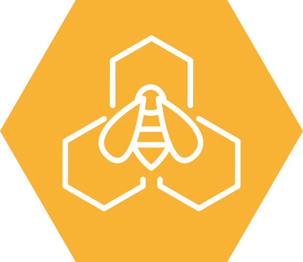 Beenature Picto Miel - Re Think (617x534), Png Download