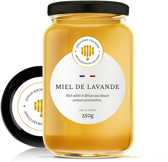 Pot Couvercle Lavand - Honey (650x550), Png Download