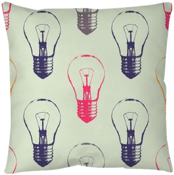 Vector Grunge Seamless Pattern With Light Bulbs - Á Mame (ebook) - García Hernández Ana (400x400), Png Download