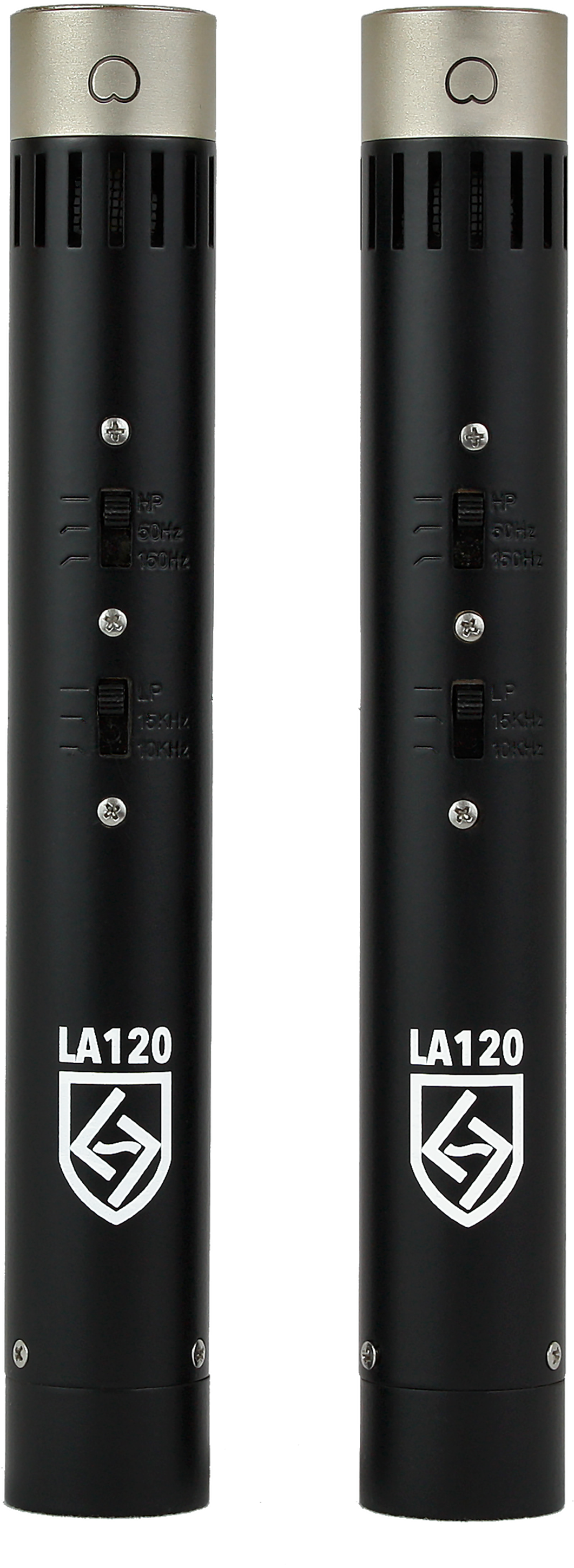 Professional Level Classic Inspired Instrument Condenser - Lauten Audio Series Black La-120 (3300x3300), Png Download
