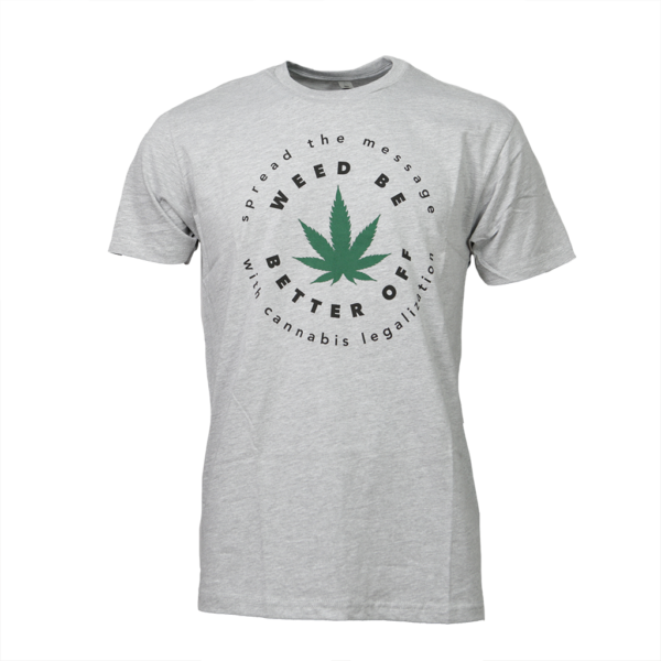 Wbbo “spread The Message” Logo, Heather Grey Short - T-shirt (600x600), Png Download