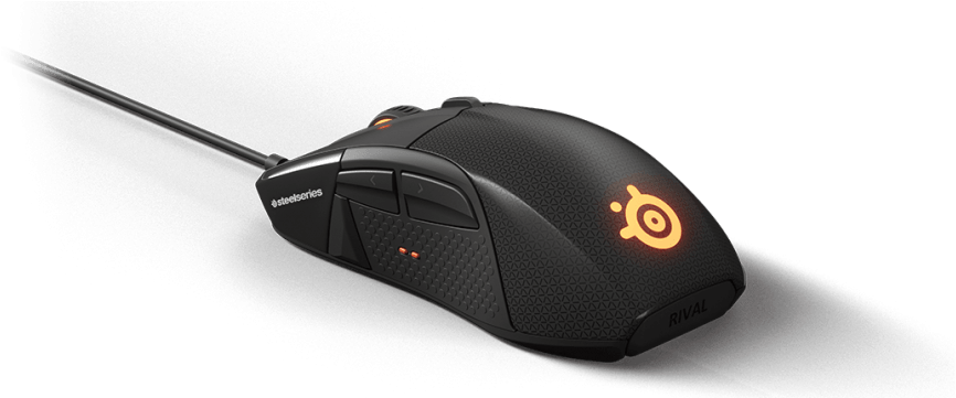 Gaming Mouse In - Steelseries Rival 110 - Optical Mouse - Black (880x360), Png Download