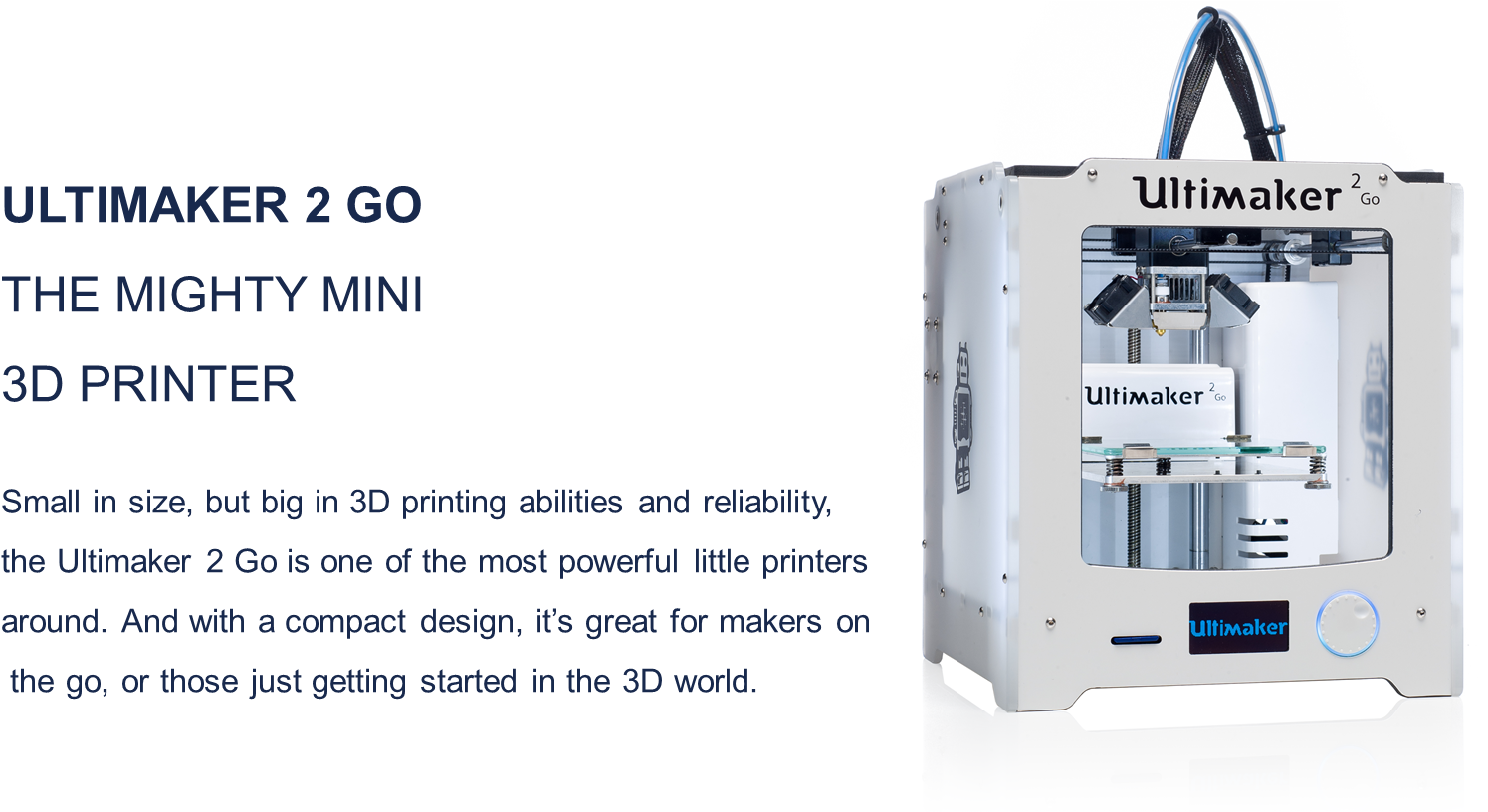 Ultimaker 2 Go Banner - Ultimaker 2 Go (1525x815), Png Download