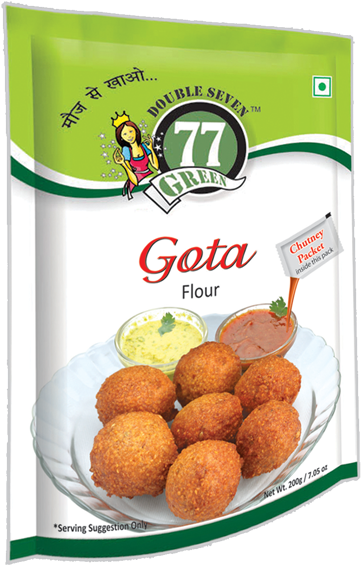 Gota Flour Instant Mix - 77 Green (570x570), Png Download