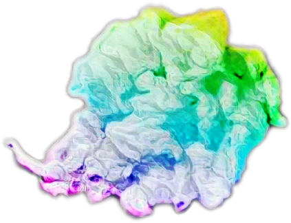 Humo De Colores Picsart (624x488), Png Download