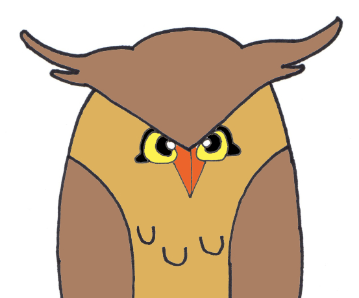 Owl Cartoon Feature Image - Cartoon (500x300), Png Download