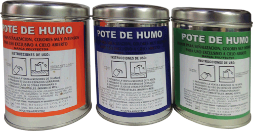 Humo De Color - Potes De Humo (500x259), Png Download