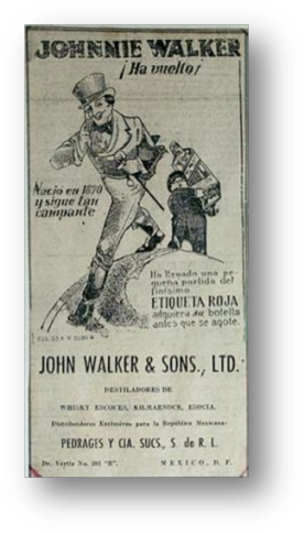 #fbf To A @johnniewalker 1940s Advert - Poster (286x494), Png Download