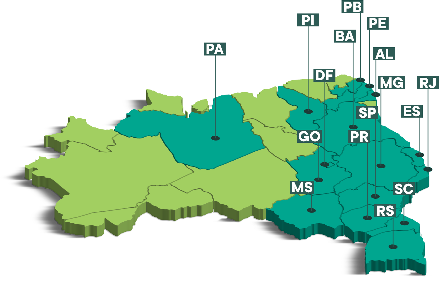 Mapa Do Brasil - Atlas (1770x1253), Png Download