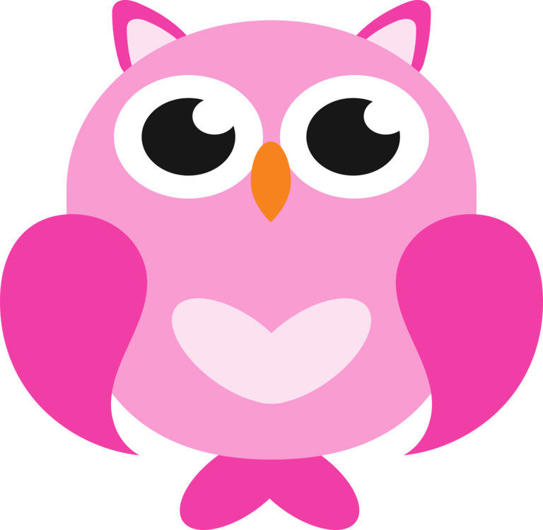 Owl Line Art Beak Cartoon Public Domain - Cartoon (768x750), Png Download