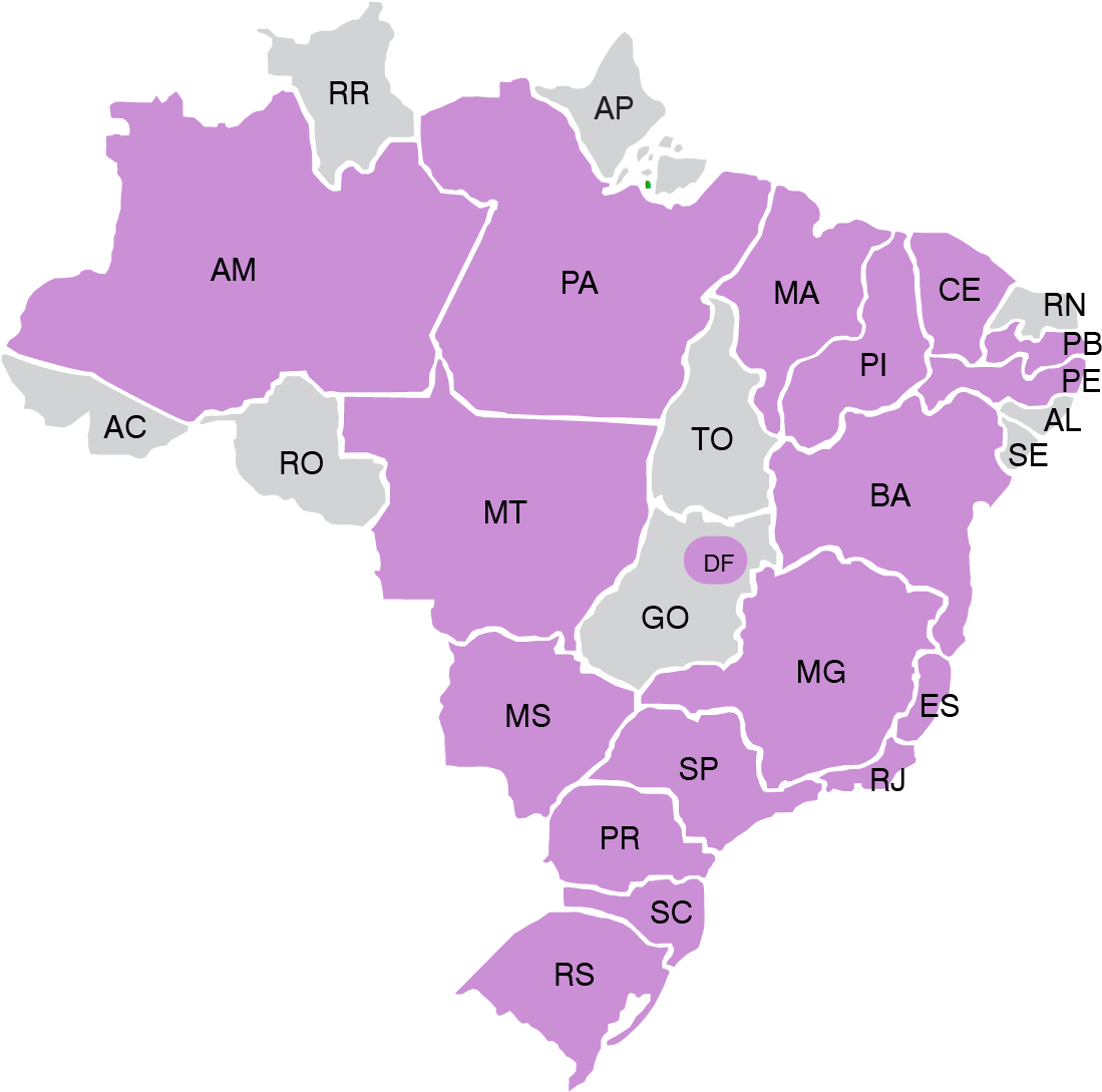 Our Location - Brazil (1107x1088), Png Download