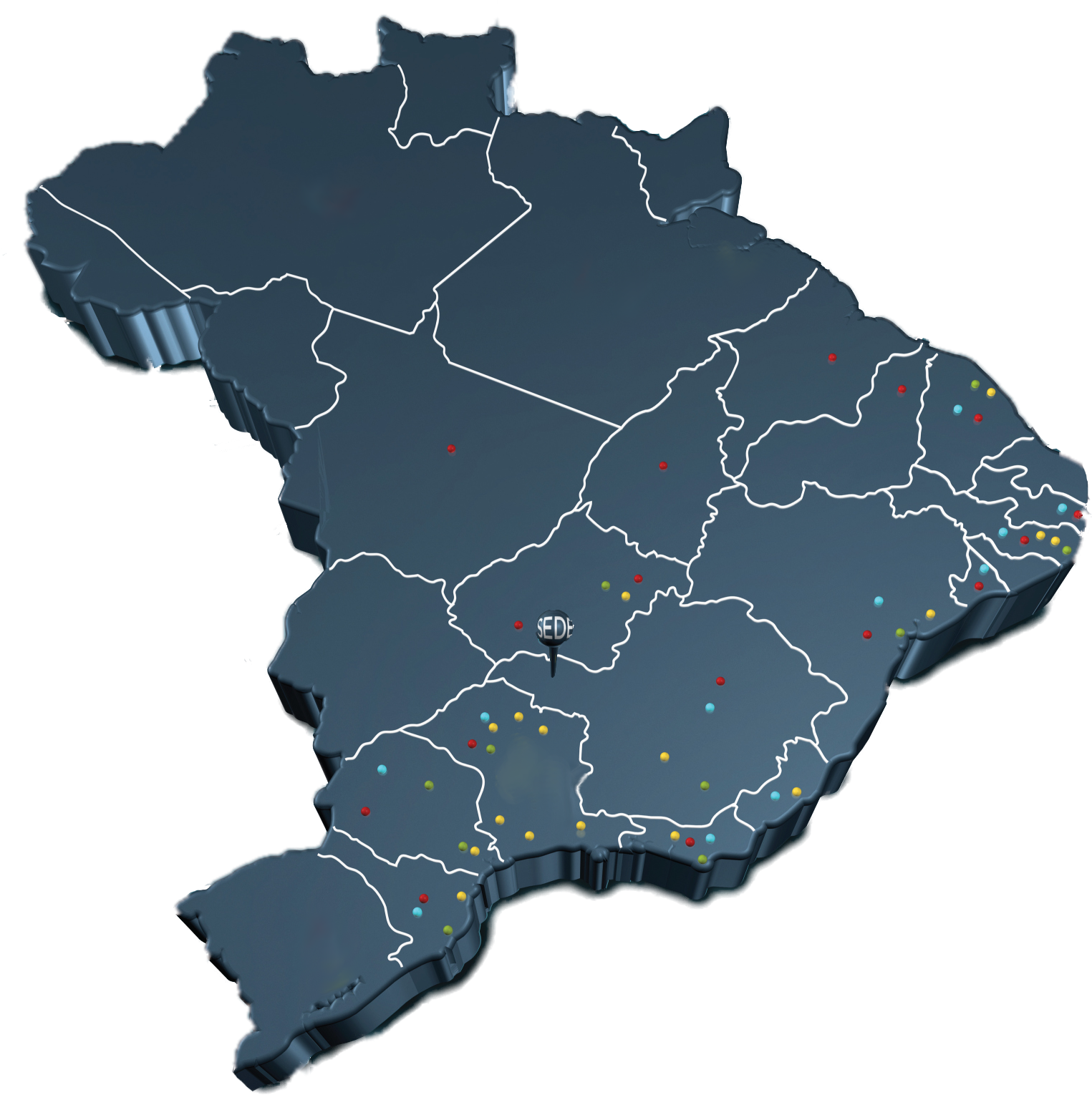 Atuamos Em Qualquer Parte Do Brasil, Temos Técnicos - Mapa Do Brasil Transparente (2268x1772), Png Download