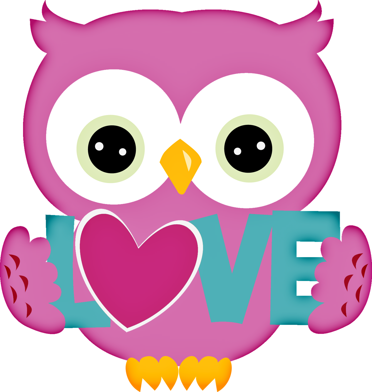 Baby Owl Cartoon Pictures - Owl Clipart (1500x1581), Png Download