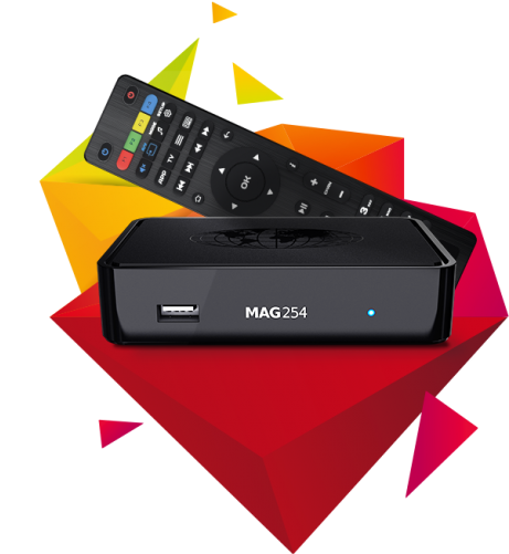 Mag 254 Micro Set Top Boxes - Mag Iptv (500x500), Png Download