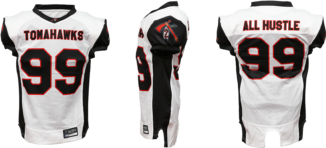 All Hustle Sports Venom Football Jersey - Team (1200x519), Png Download