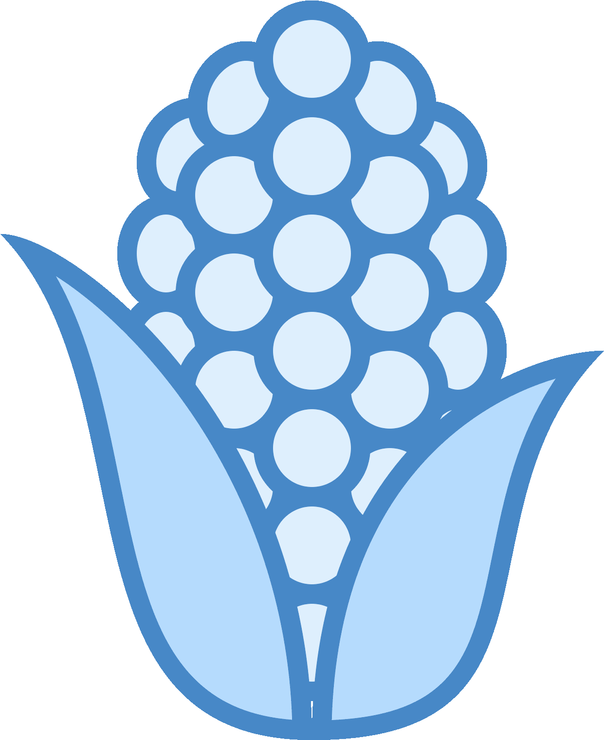 It's An Icon In The Shape Of An Ear Of Corn - Icon (1600x1600), Png Download