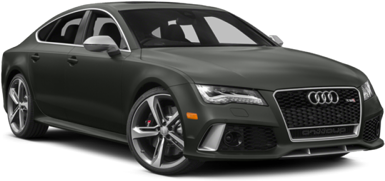 2015 Audi Rs 7 - Black Nissan Versa Hatchback (800x415), Png Download
