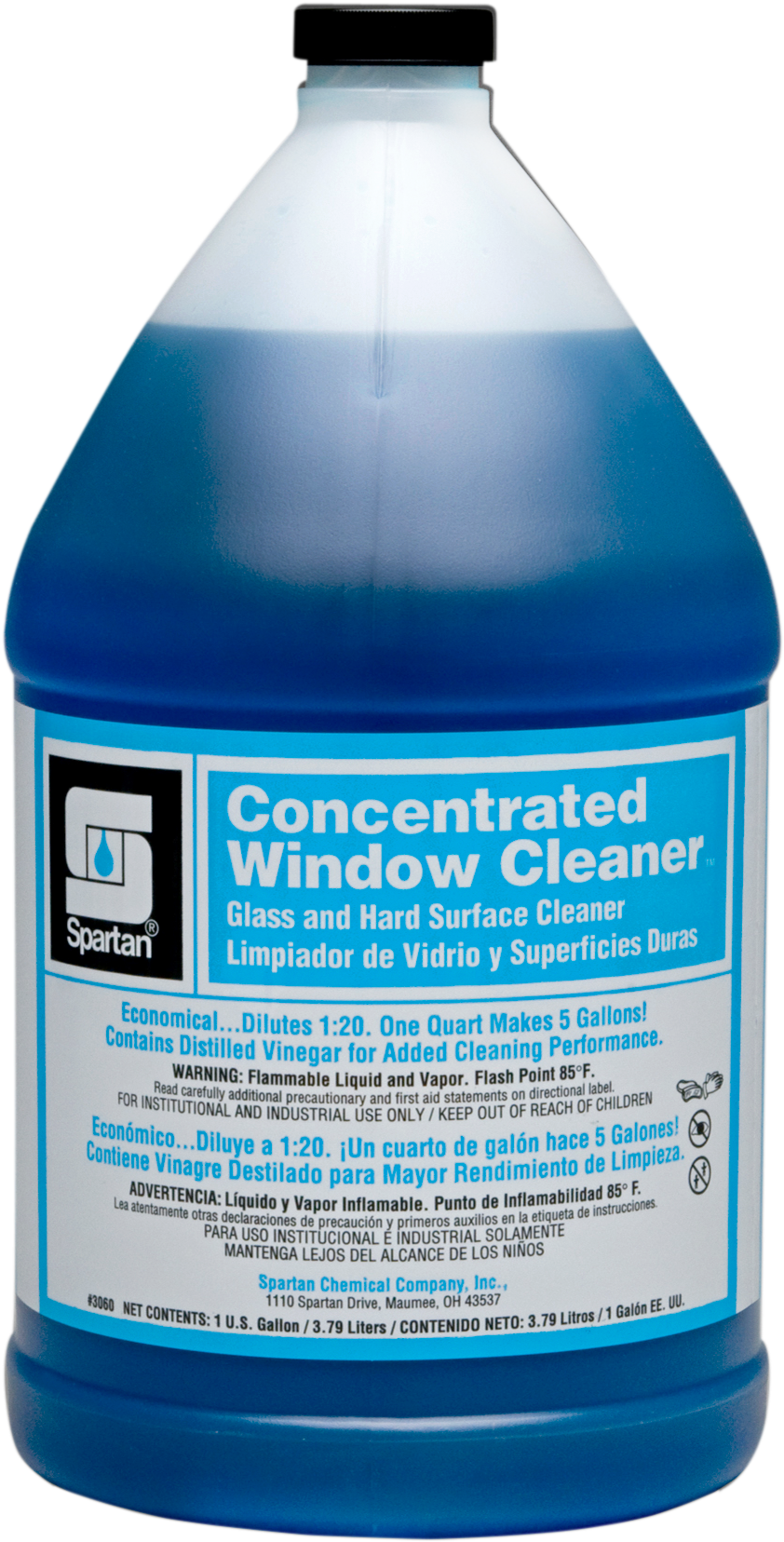 306004 Concentrated Window Cleaner - Spartan Concentrated Window Cleaner - Gal. 3060-1 (1367x1914), Png Download