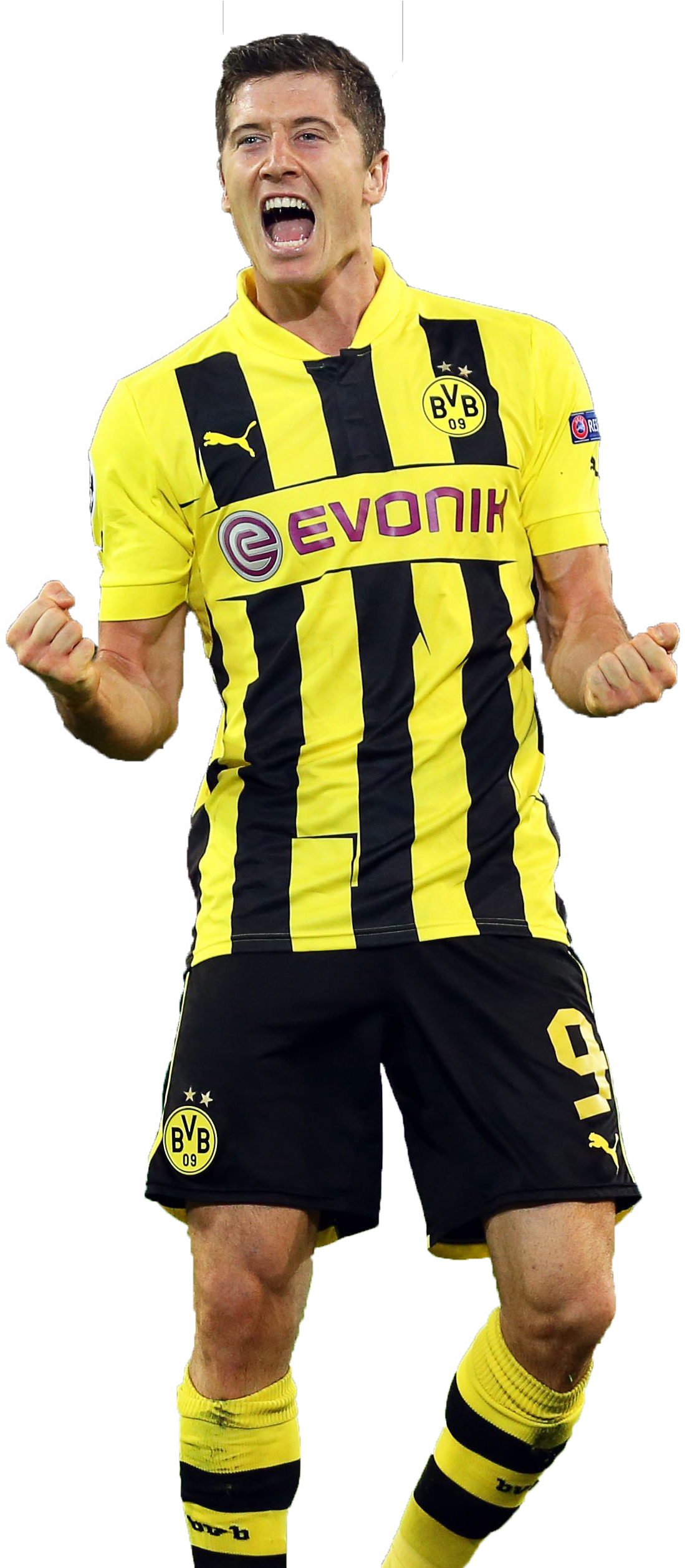 Robert Lewandowski - Football (1872x2514), Png Download
